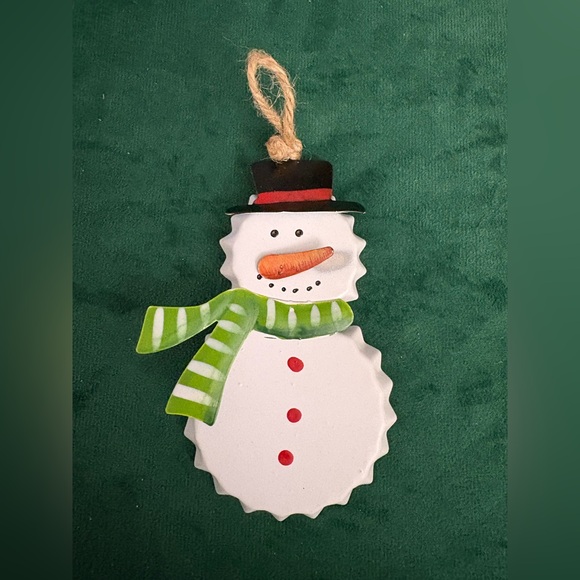 Variety Bundle of Snowmen Christmas Ornaments Lot of 6 - Picture 4 of 14